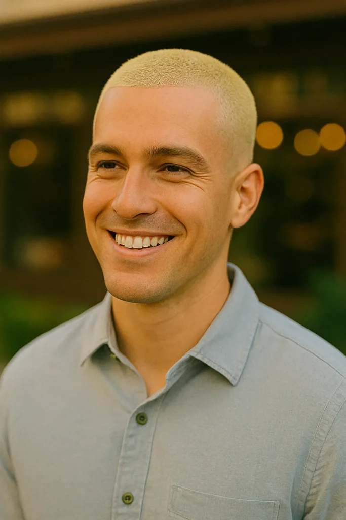 Dyed Buzz Cut