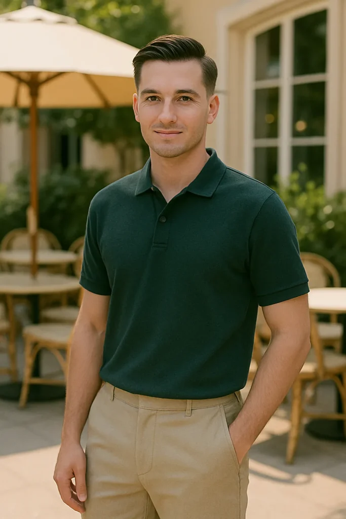 Medium-Length Combed-Over Fade hairstyle