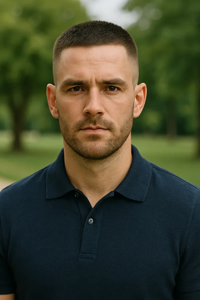 High Fade Crew Cut