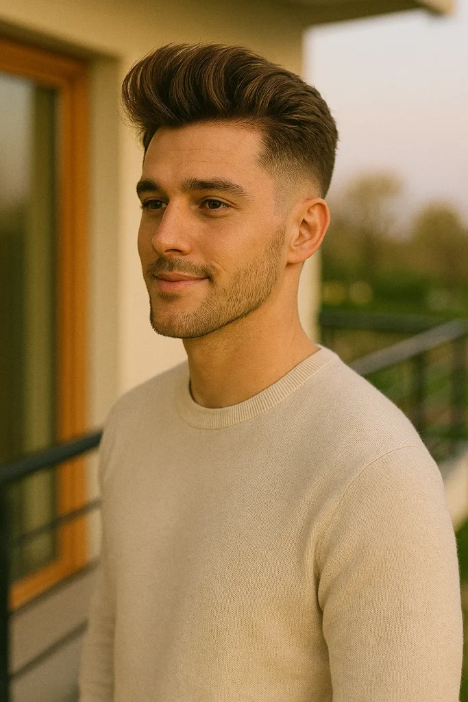 Long Top Taper with Natural Lift Style