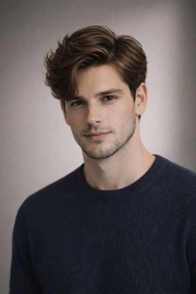 Voluminous Flow with Soft Side Part Style