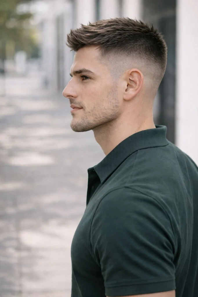 Drop Fade with Short Top Style