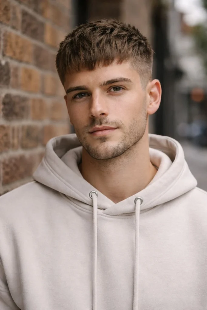 Light Brown French Crop Style