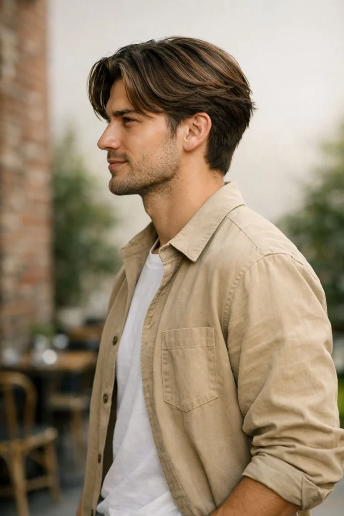 Soft Middle-Part Flow Style