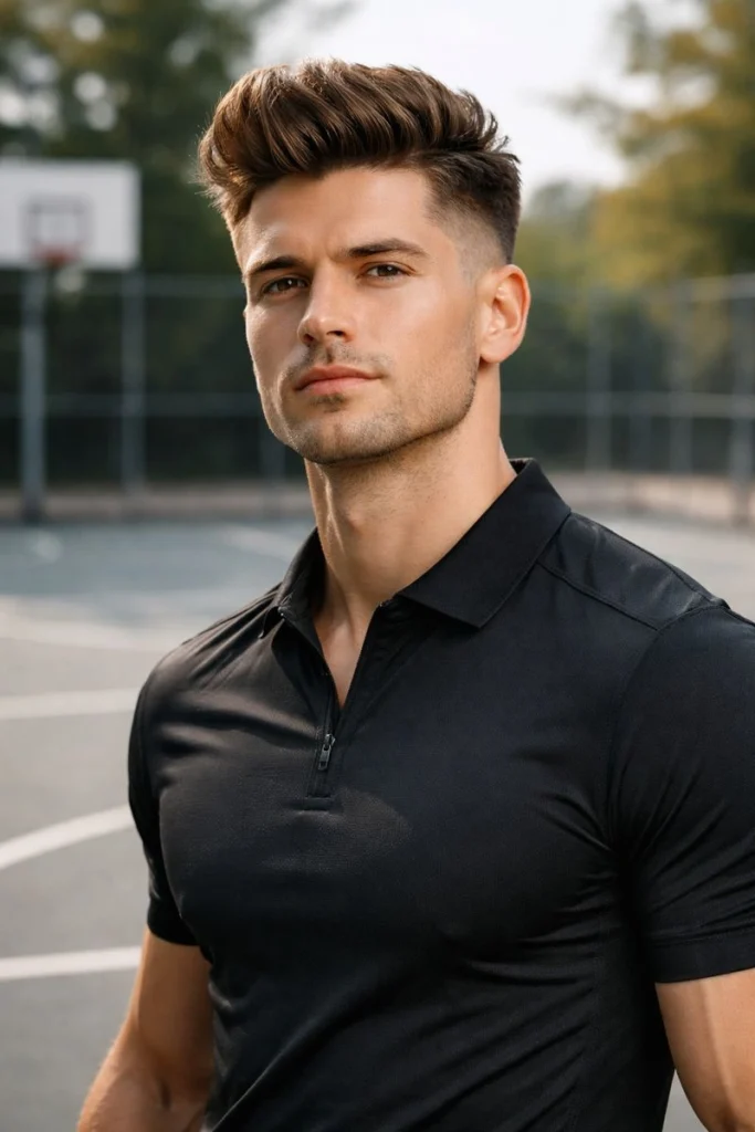 Compact Athletic Quiff Style