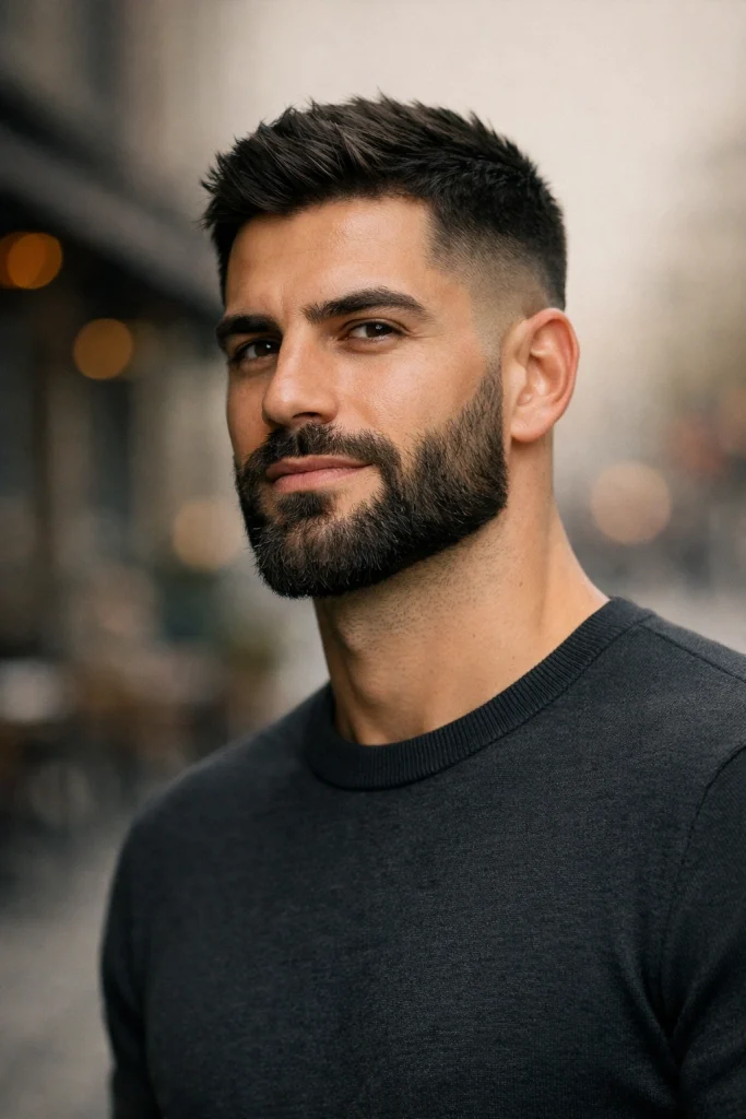 Sculpted Square Beard Style