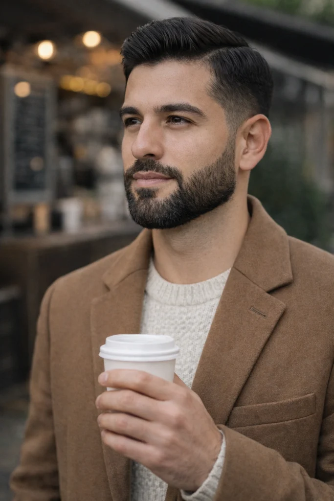 Structured Oval Beard Style